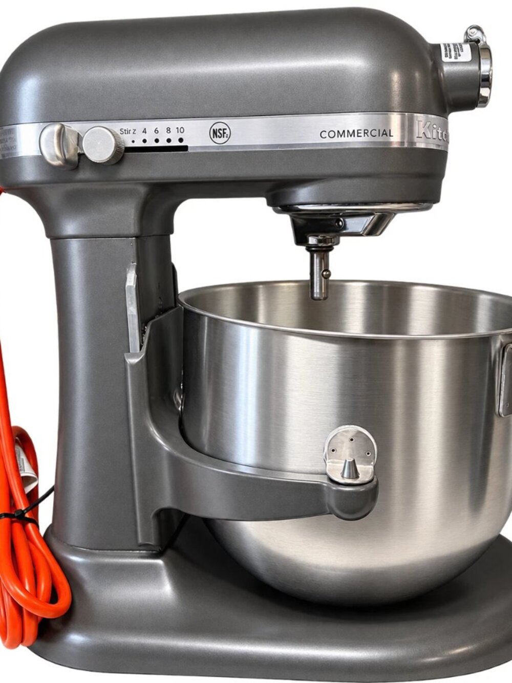 KitchenAid KSM8990DP 8 Qt Commercial Bowl-Lift Stand Mixer Silver NSF 10 Speed